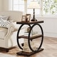 preview thumbnail 2 of 29, 3 Tiers End Table, Wood Side Table for Living Room, Slim Nightstand