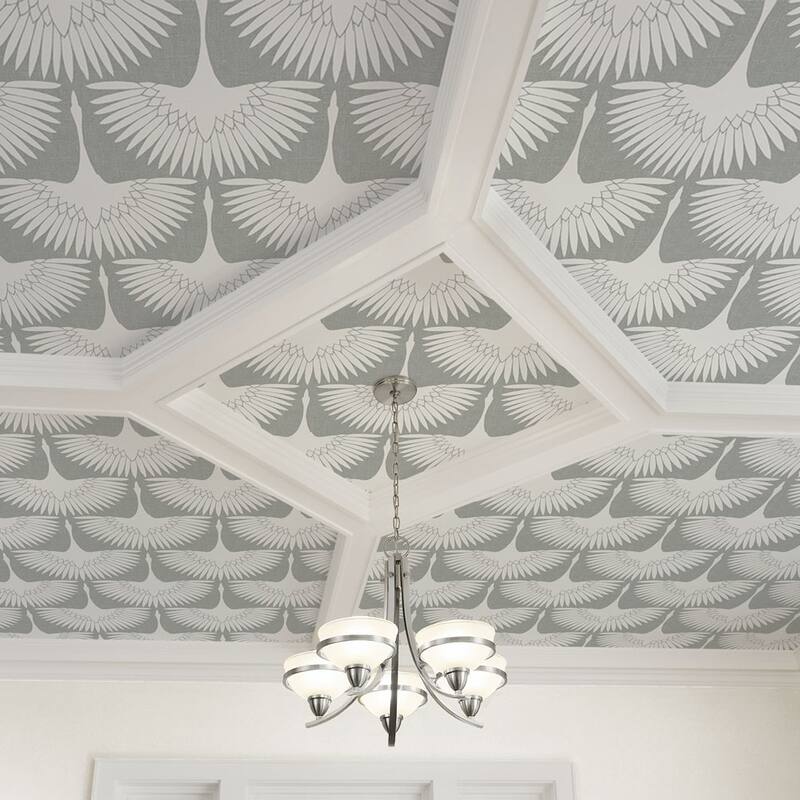 Genevieve Gorder Feather Flock Removable Peel and Stick Wallpaper