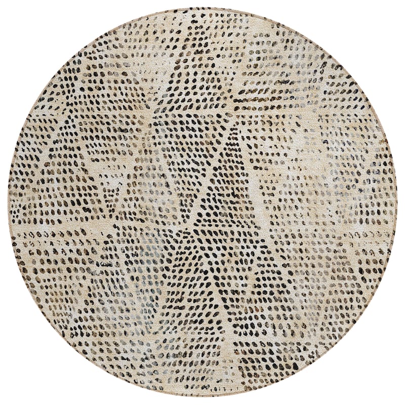 Machine Washable Indoor/ Outdoor Chantille Modern Diamonds Rug