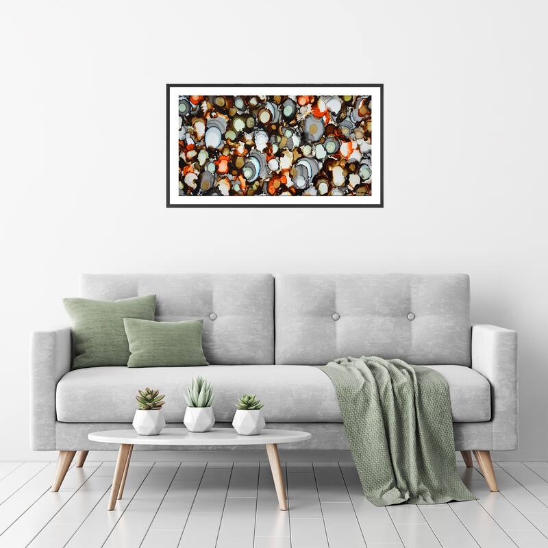 Copper, Iron, Jade Framed Print Wall Art by Norman Wyatt Jr.