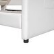 preview thumbnail 29 of 27, Upholstered Bed Platform Bed Faux Leather Bed Frame with Storage Headboard and Guardrail Wood Slat Support Low Profile Bed