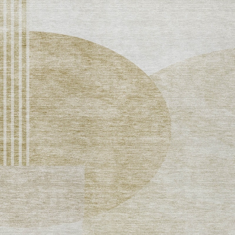 HomeRoots Geometric Transitional Rectangle Outdoor Rug