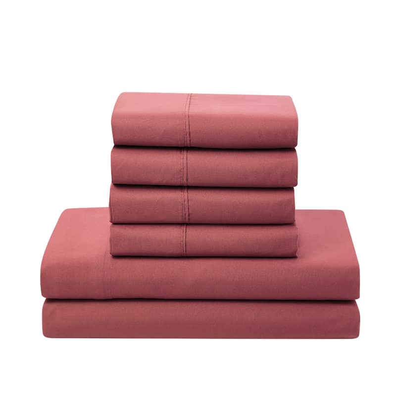 Sweet Home Collection Luxury Solid Bed-In-a-Bag with Sheet Set