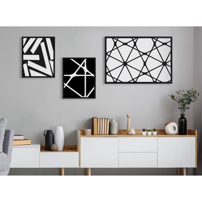 Kate and Laurel Sylvie Modern Canvas by The Creative Bunch Studio