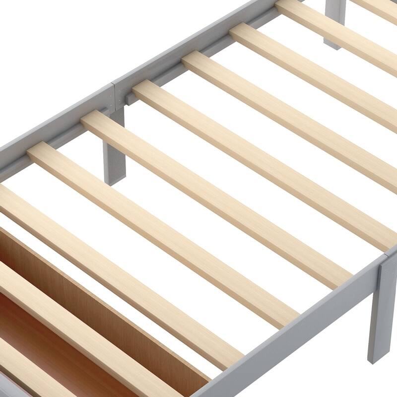 Platform Bed with Under-bed Drawer