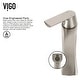 preview thumbnail 44 of 42, VIGO Linus Single-Handle Single Hole Bathroom Vessel Sink Faucet