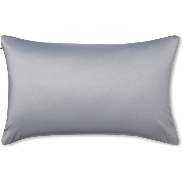 Throw Pillow Cozy Soft Microbead Dark Grey 1 Pc On Sale Bed