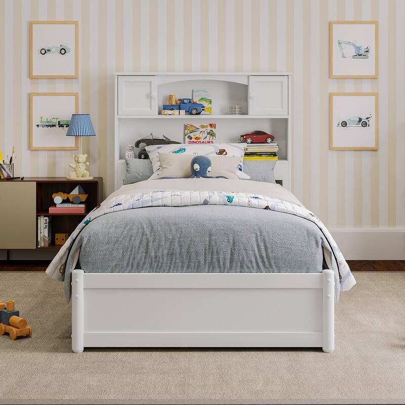 Hadley Platform Bed with Panel Footboard and Storage Drawers