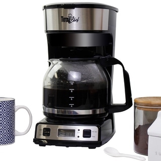 https://ak1.ostkcdn.com/images/products/is/images/direct/a94cb4ee19ad544586f95c16d522607a02ef2624/Total-Chef-12-Cup-Programmable-Coffee-Maker%2C-Stainless-Steel-Drip-Coffee-Machine%2C-Black-and-Silver.jpg