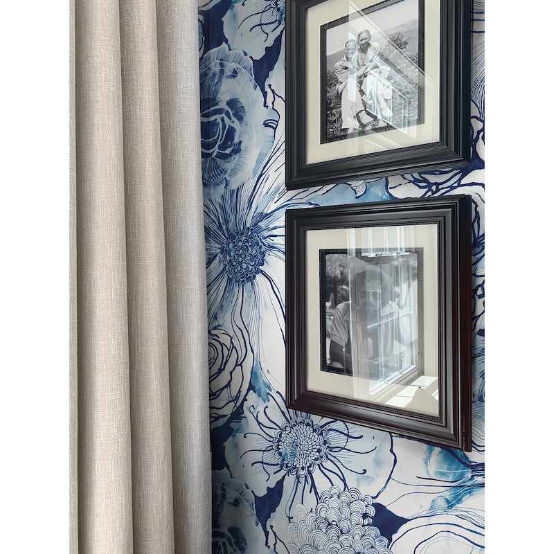 Harry & Grace Ink Rose Peel and Stick Wallpaper