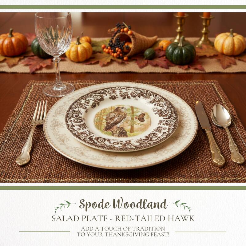 Spode Woodland Salad Plate Assorted Animals