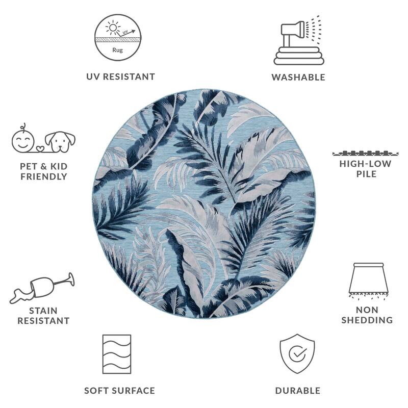 SAFAVIEH Cabana Giusta Indoor/ Outdoor Waterproof Rug