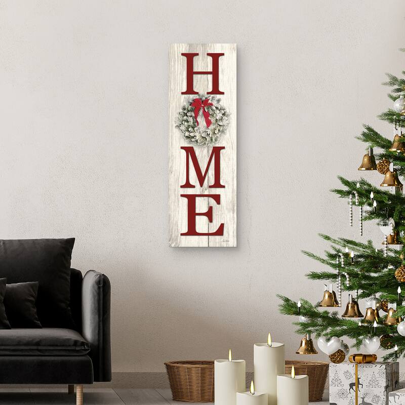 Christmas Home Canvas Art Print