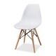 preview thumbnail 3 of 9, Jaspen Modern and Contemporary Plastic and Wood Dining Set (5pc)