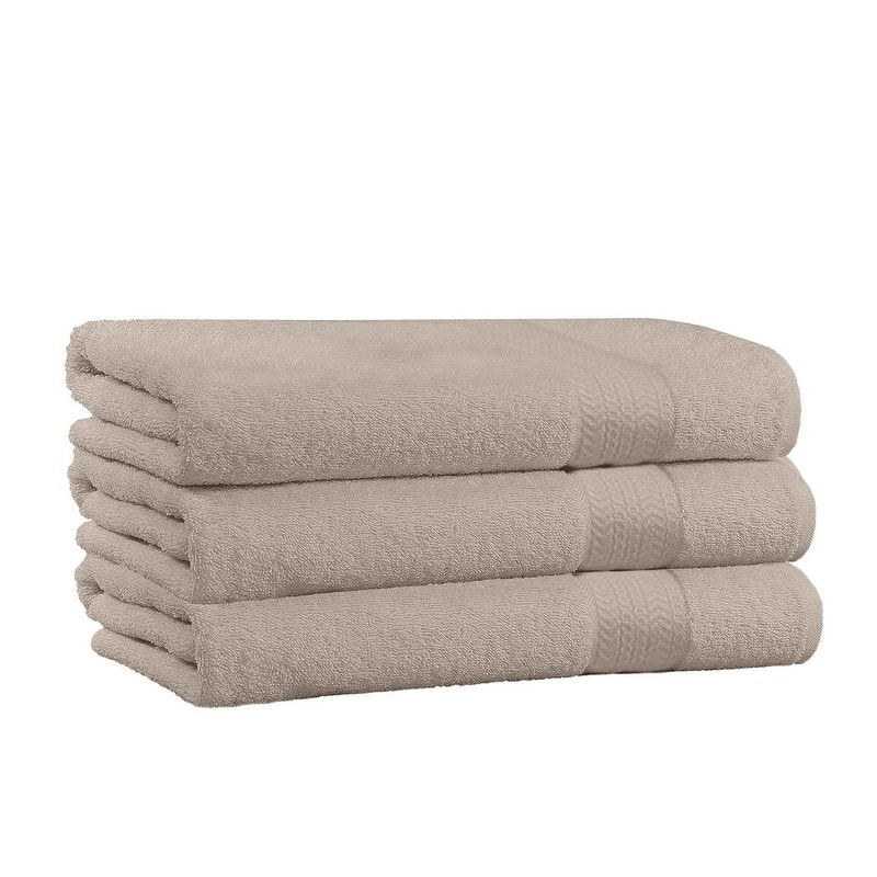 Set of 3 Super Soft & High Quality Bath Towels 54" L x 27" W