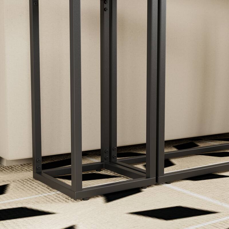 GDF Studio - Bellinham Wood Console Table Set.