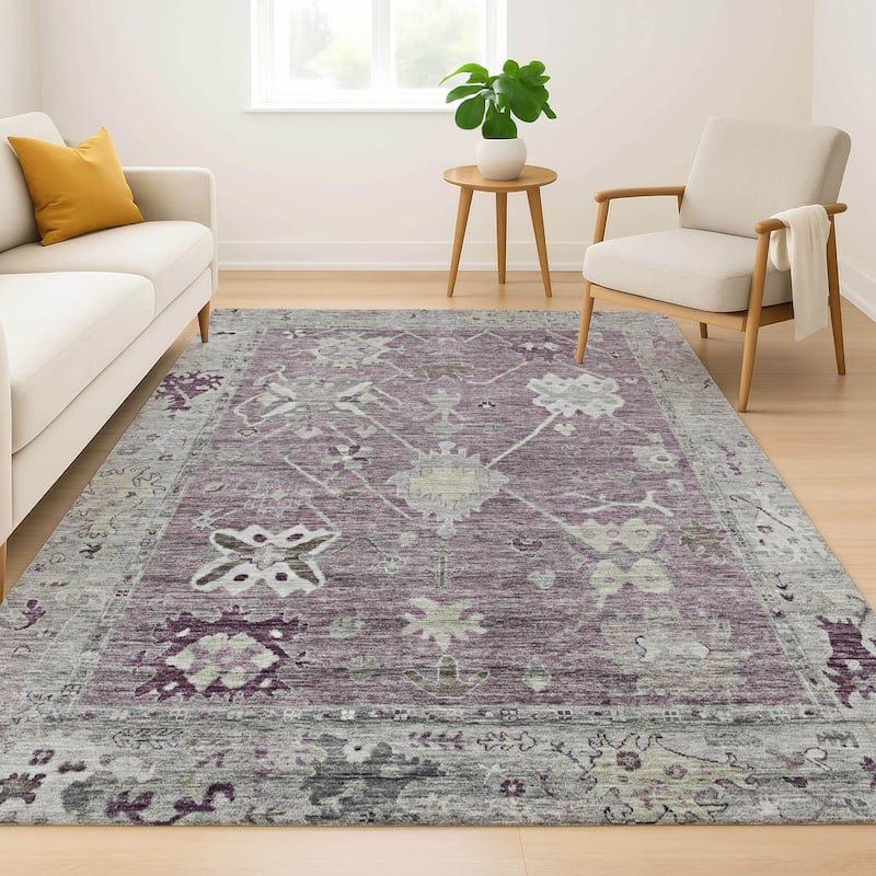 Premium Washable Super Soft Traditional Kashmir Mayfield Rug