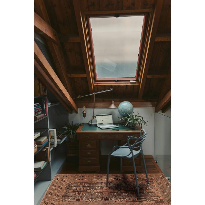 ECARPETGALLERY Hand-knotted Teimani Brown Wool Rug - 3'5 x 5'11