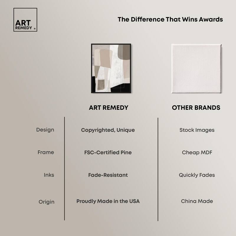 Neutral Forms II Canvas by Art Remedy