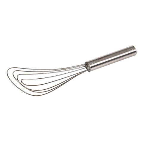 Prepworks by Progressive 10" Flat Whisk, Handheld Steel Wire Whisk
