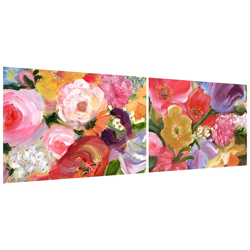 Empire Art Direct Blossom Symphony Printed Tempered Glass Wall Art - Multi-Color