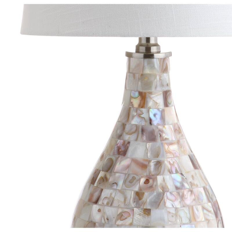 Mona 20.5" Mini LED Table Lamp, Seashell by JONATHAN Y