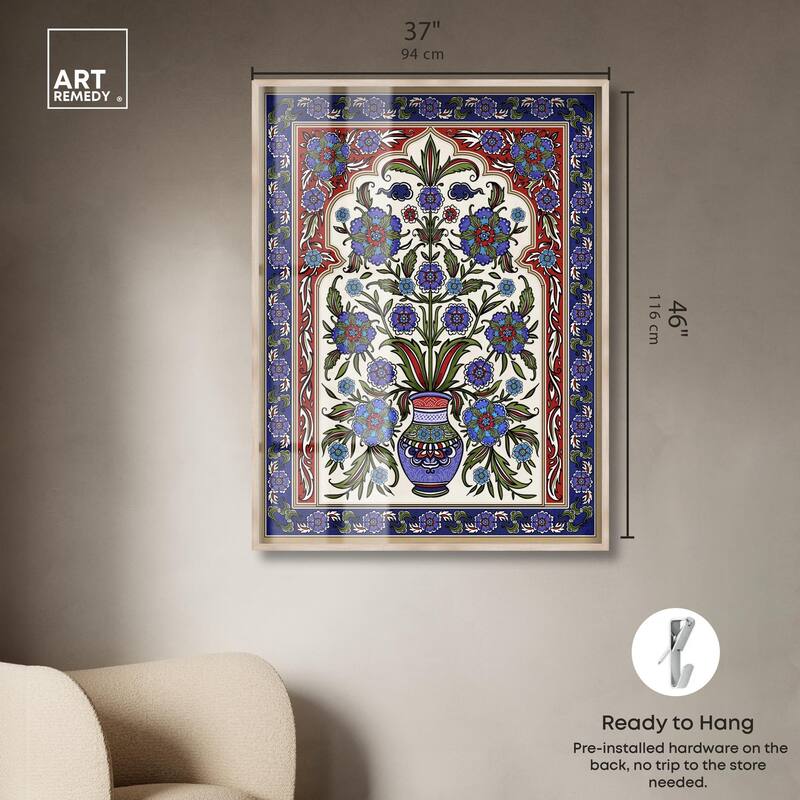 Royal Vase Bloom Shadowbox by Art Remedy
