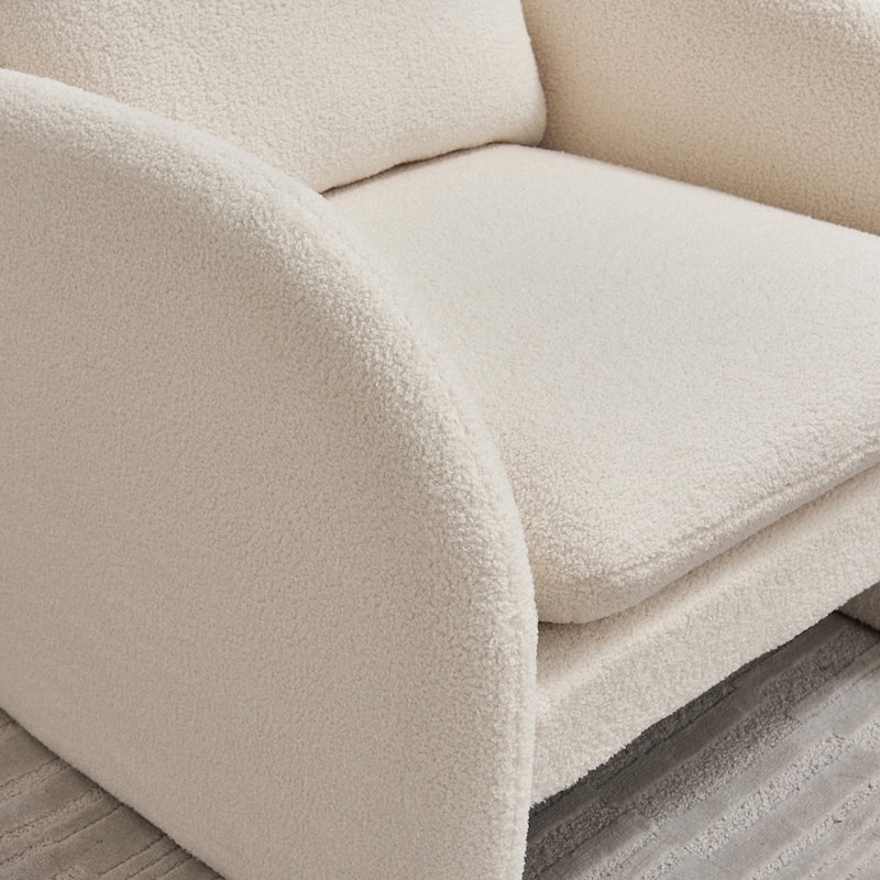 Sherpa Upholstered Accent Chair