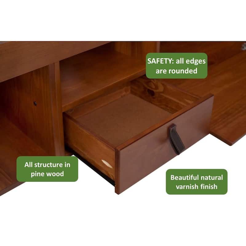 Copper Grove Rivne Storage Platform Bed with Drawers and Shelves