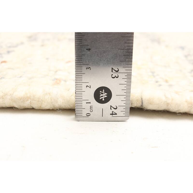 ECARPETGALLERY Braid weave Sienna Cream Wool Rug - 5'2 x 7'7