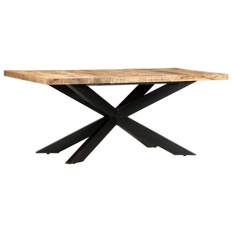 vidaXL Solid Wood Sheesham Dining Table Kitchen Desk Furniture Multi Colors