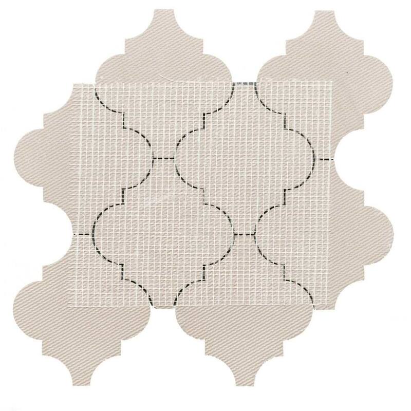 The Tile Life Stately Arabesque 11x12 Porcelain Floor, Wall & Backsplash Tile
