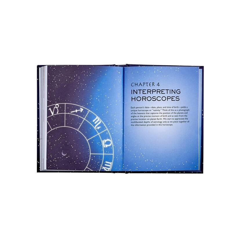 Graphic Image Be Your Own Astrologer Coffee Table Book, Leather, Black
