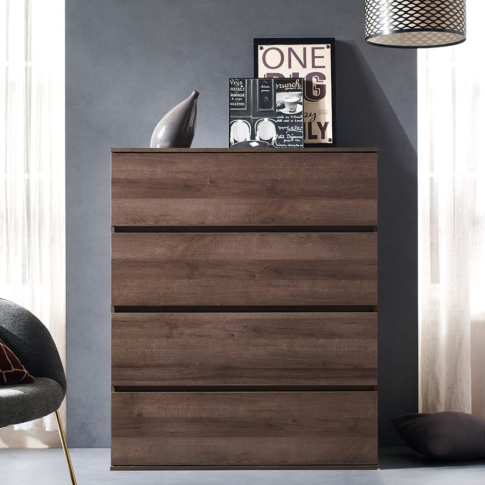 Liv Four-Drawer Contemporary Wood Chest