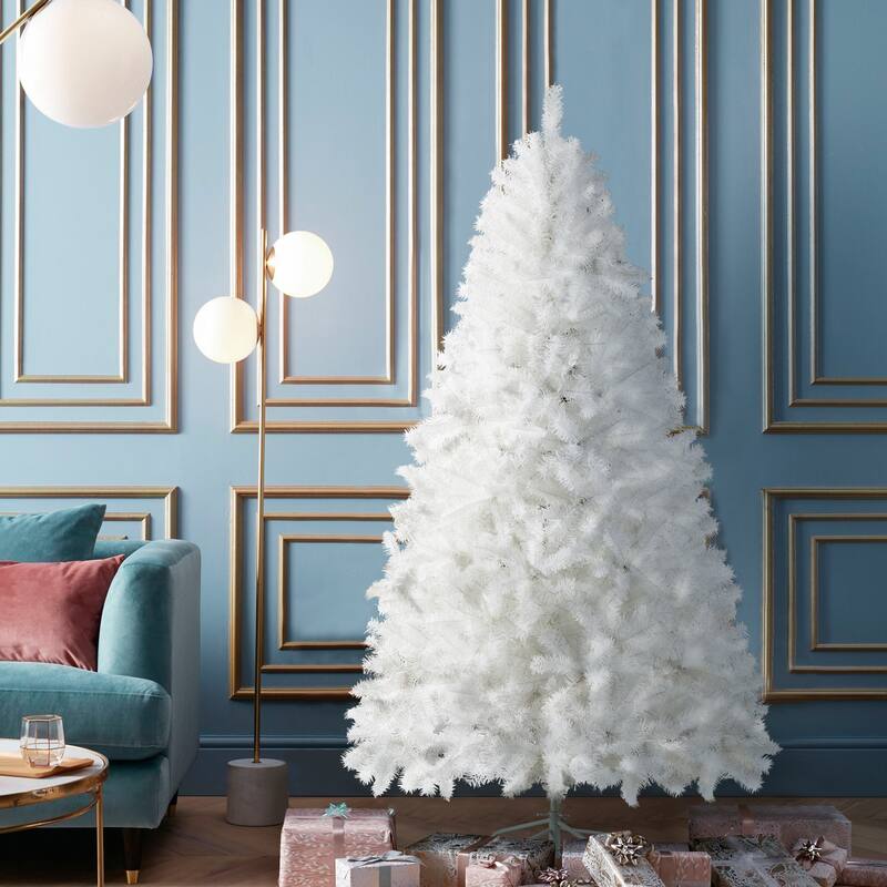 Yaheetech 6Ft/7.5ft Hinged Spruce Christmas Tree Holiday Decorative - 7.5 Foot