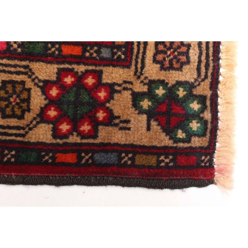 ECARPETGALLERY Hand-knotted Teimani Brown Wool Rug - 2'8 x 4'3