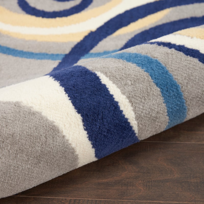 Nourison Grafix Transitional Geometric Abstract Area Rug