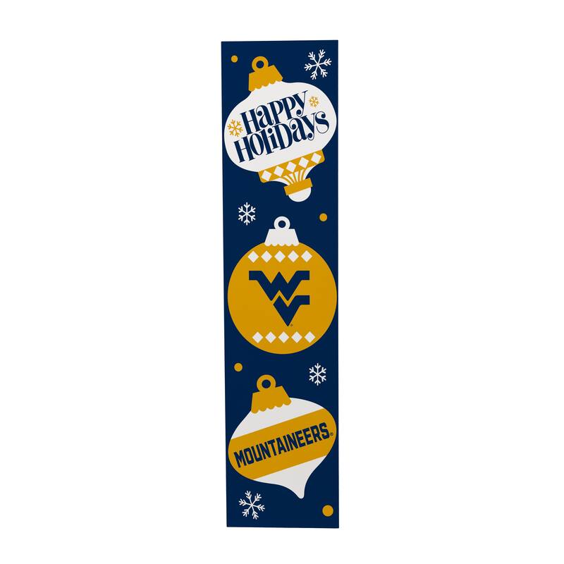 47" Double Sided Seasonal Porch Leaner, West Virginia University - 47" x 11.25"