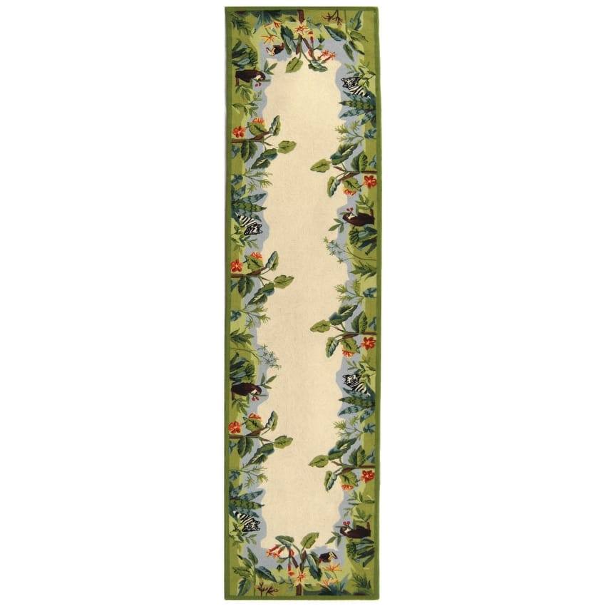 SAFAVIEH Handmade Chelsea Margrieta French Country Wool Rug