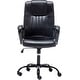preview thumbnail 3 of 2, Office Desk Faux Leather Lumbar Support Conference Executive Chair