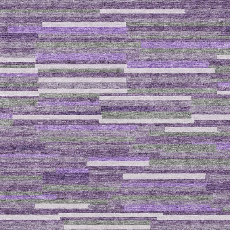 HomeRoots Striped Transitional Rectangle Outdoor Rug