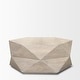 preview thumbnail 3 of 8, Arreto Black Solid Wood Hexagonal Coffee Table With Storage