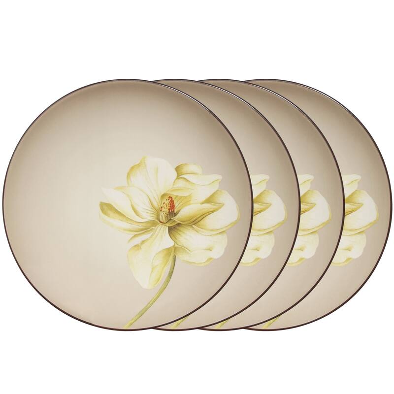 Noritake Colorwave Set Of 4 Floral Accent Plates, 8-1/4"
