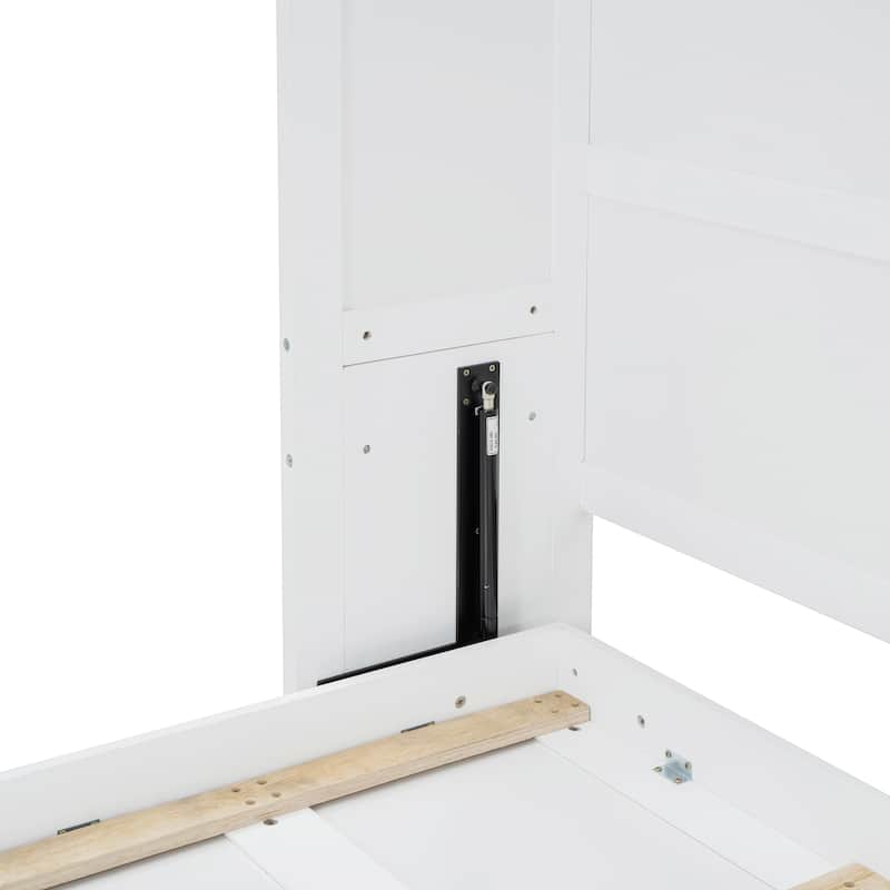 Queen Murphy Bed with Top Cabinets