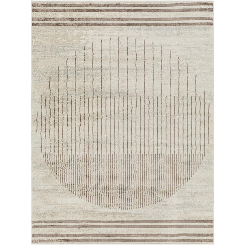 Livabliss Floransa Transitional Area Rug - 7' 10" x 7' 10" - Beige/Cream - Square
