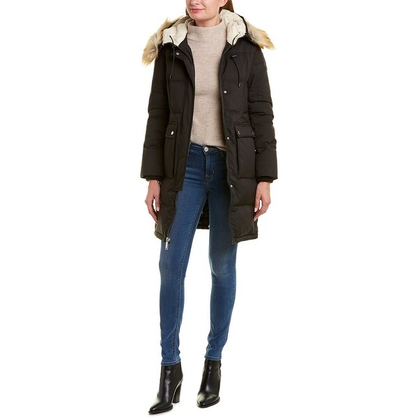 Sam Edelman 3/4 Parka. Opens flyout.