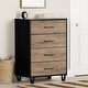 preview thumbnail 17 of 16, South Shore Arlen Chest Weathered Oak and Matte Black