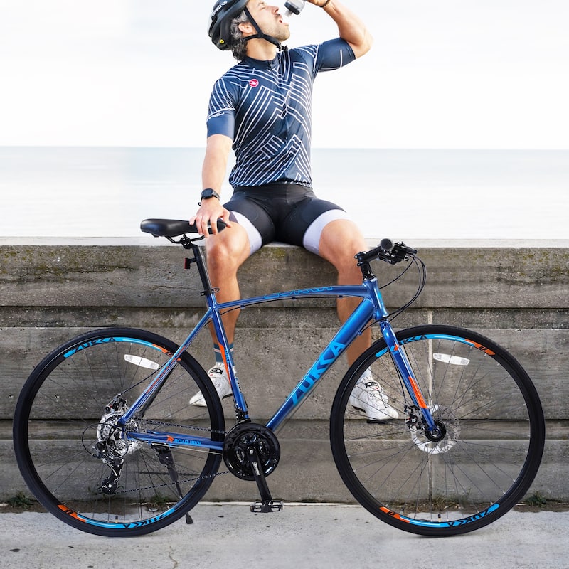 24-Speed 700C Road Bike Hybrid Bike