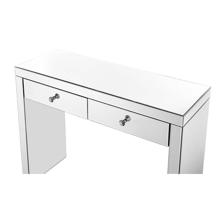 Indigo Home Console Table 39 in x 14 x30 in. in Clear