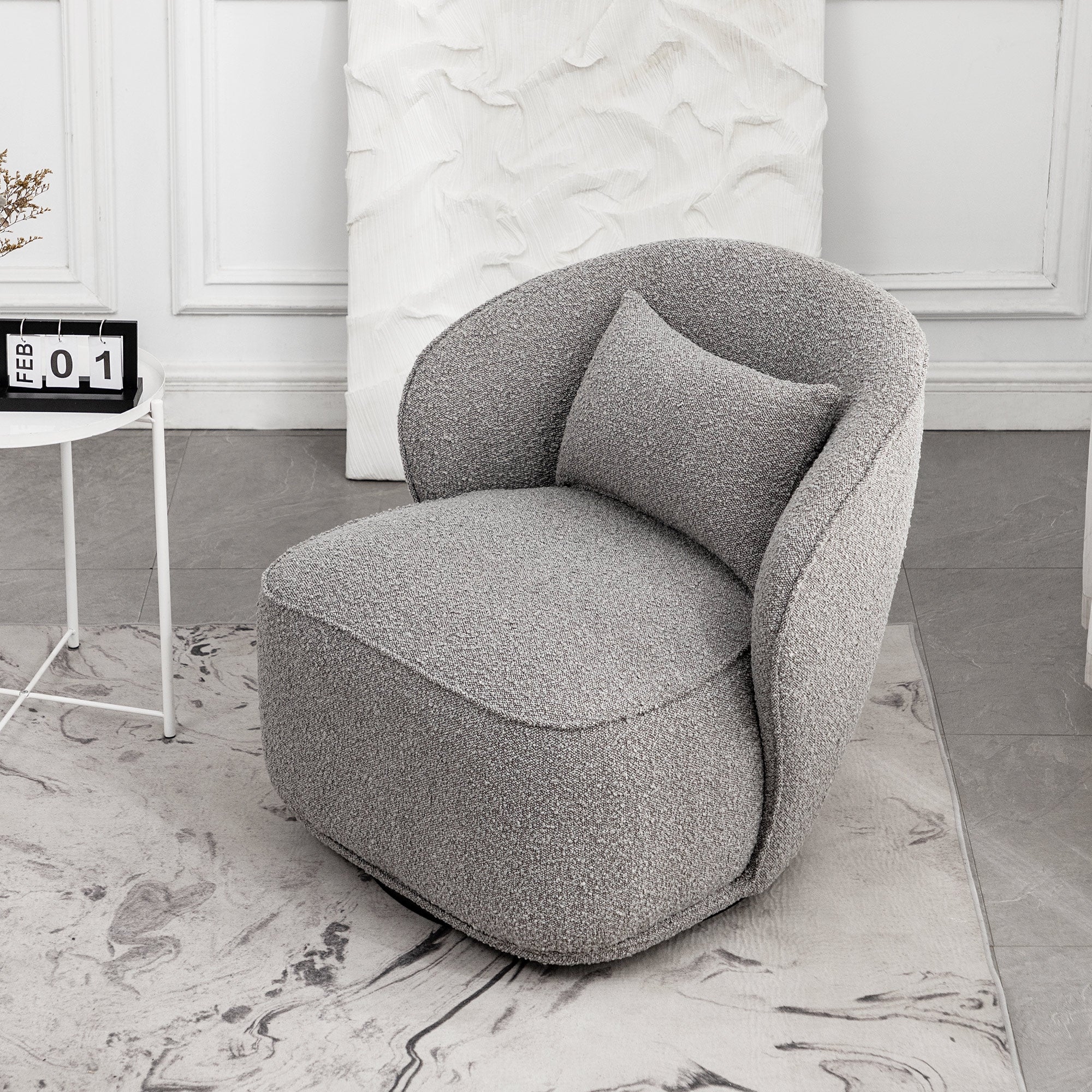 Earle swivel barrel discount chair